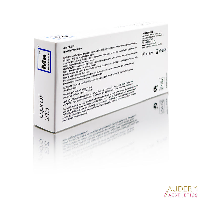 mesoestetic c.prof 213 mesotox solution 5 x 5 ml