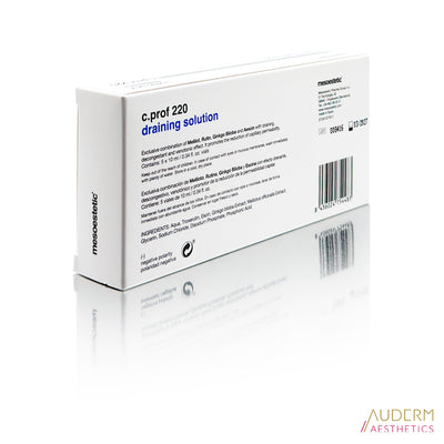 mesoestetic c.prof 220 draining solution 5 x 10 ml