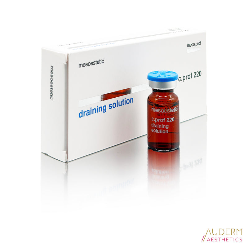 mesoestetic c.prof 220 draining solution 5 x 10 ml