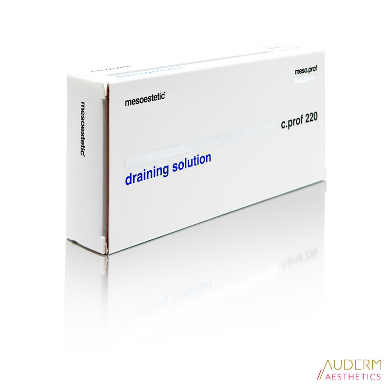 mesoestetic c.prof 220 draining solution 5 x 10 ml